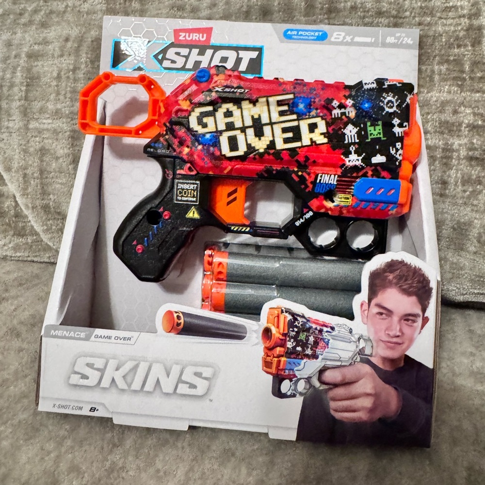 Zuru X-Shot Skins Game Over Blaster
